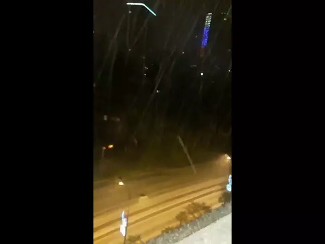 В Сочи выпал первый снег