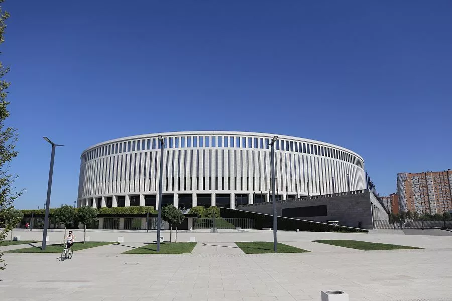 Визит министра спорта РФ на стадион "Краснодар".