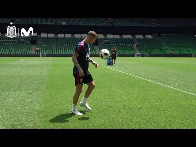 ¡Vaya exhibición de toques de Sergio Ramos!