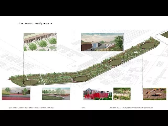 Видеоверсия презентации концепции благоустройства Николаевского  бульвара