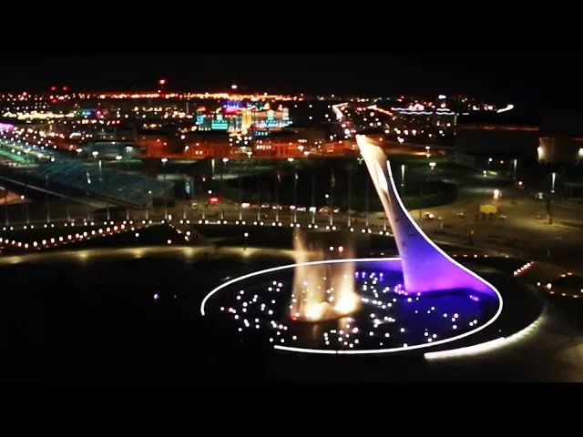 Фонтан в Олимпийском парке