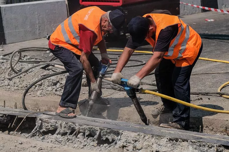 Ремонт Яблоновского моста в Краснодаре продолжался 7 суток.