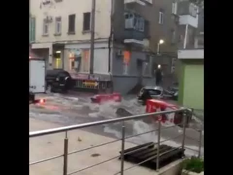 Туапсе  24 октября 2018 г  Последствия дождя