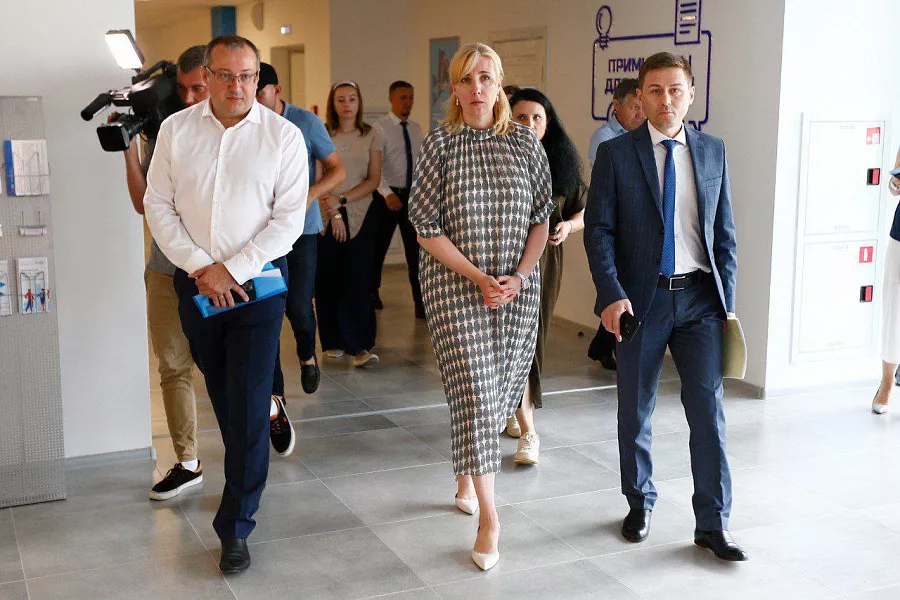 Анна Минькова посетила новое учреждение.