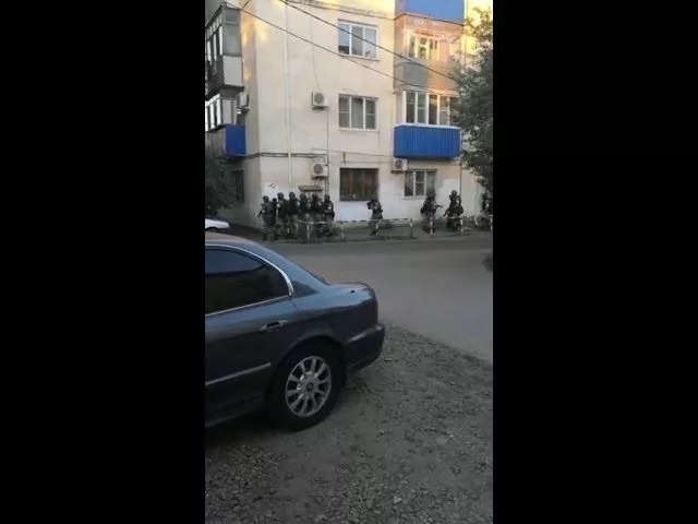 Учения ОМОНа в Краснодаре