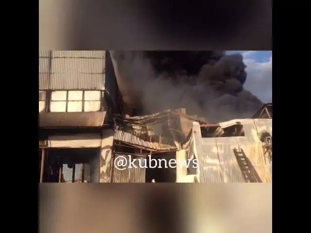 Пожар в поселке Белозерном