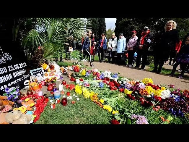 Акция в память о погибших на пожаре в Кемерово