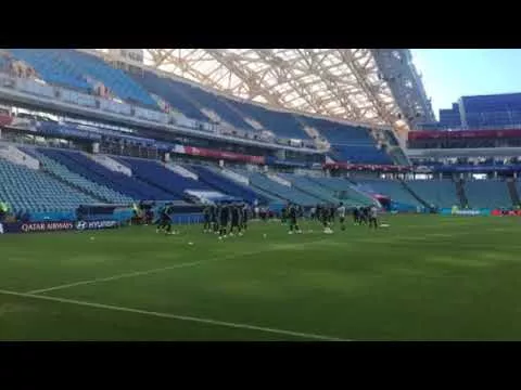 Предматчевая тренировка сборной Португалии в Сочи