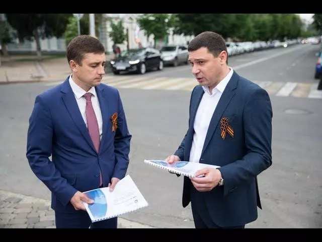 Евгений Первышов о реконструкции водопровода по ул. Красной