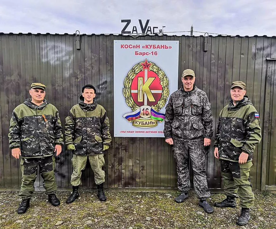 Александр Смирнов во время подготовки в специальном  учебном центре «Кубань».