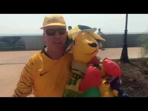 Болельщики перед матчем Австралия - Перу