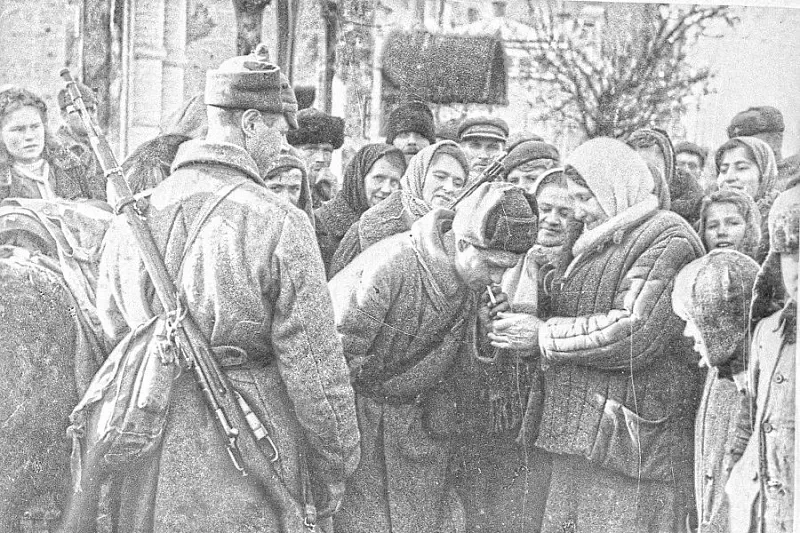 Краснодар встречает бойцов Красной Армии