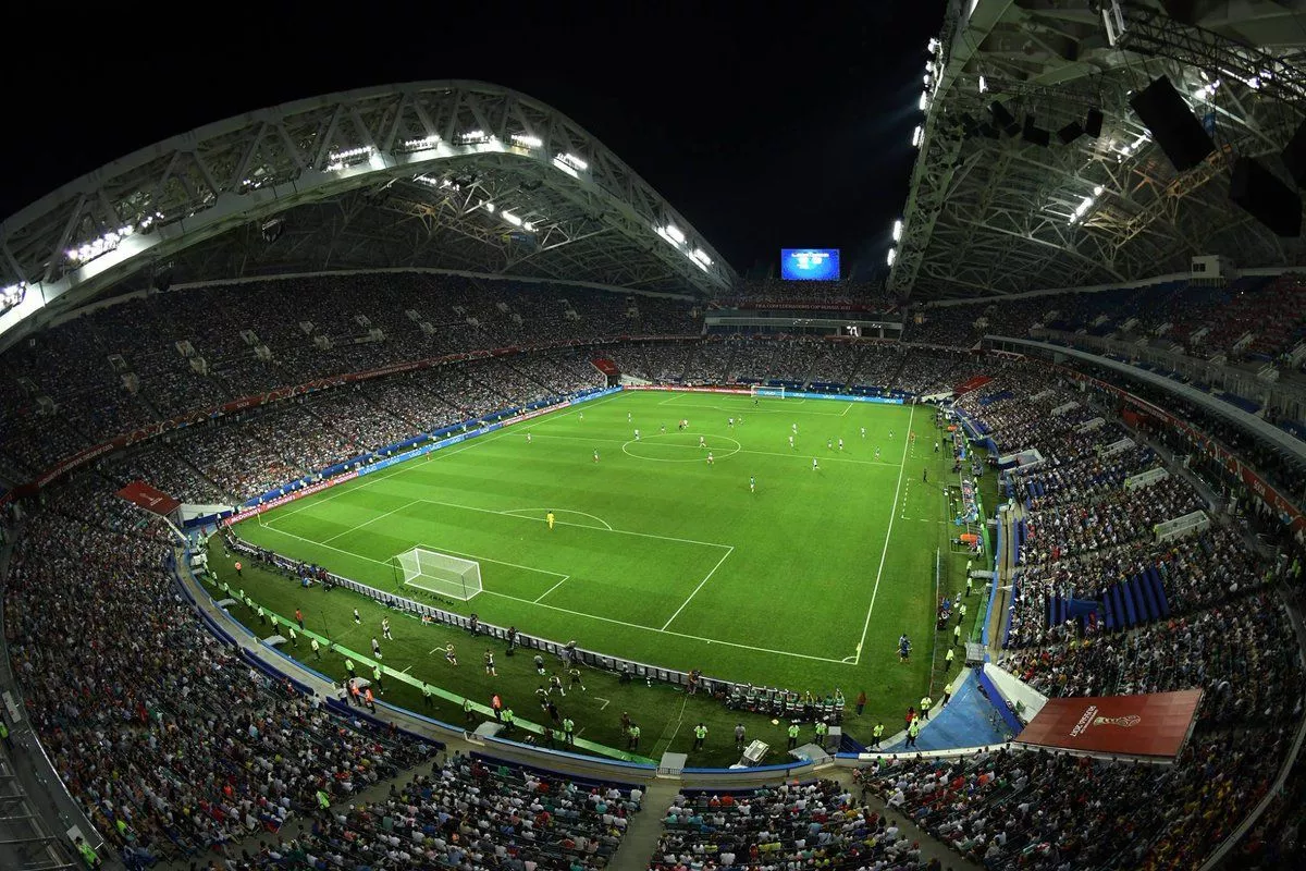 Стадион "Фишт" в Сочи. Кубок Кнфедераций Стадион "Фишт" в Сочи. Кубок Кнфедераций