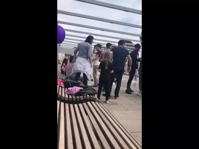 Драка женщин в парке Галицкого