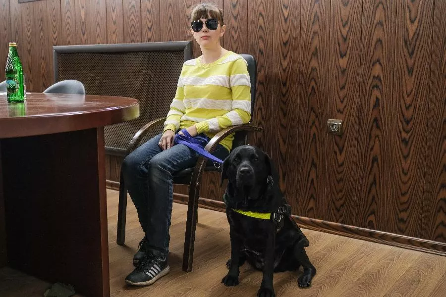 Елизавета Наумчева и ее незаменимая помощница Грейси.