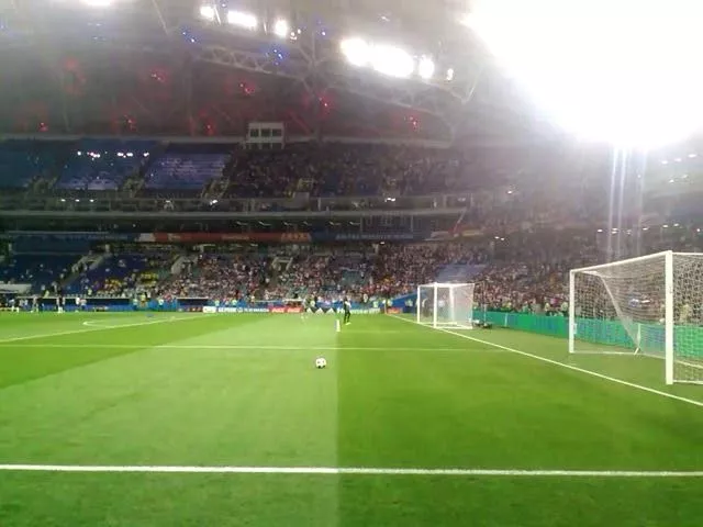 Стадион Фишт в Сочи. Германия-Швеция