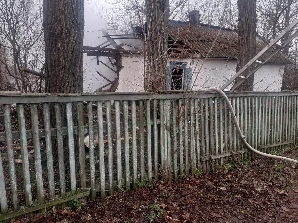 Пожар в Новопокровской