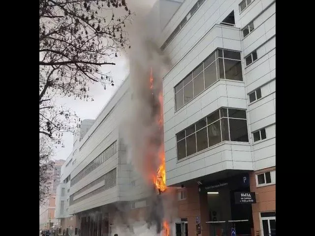 Пожар в ТРЦ Галерея Краснодар