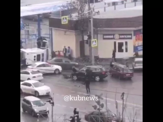 ДТП со «скорой помощью» в Краснодаре
