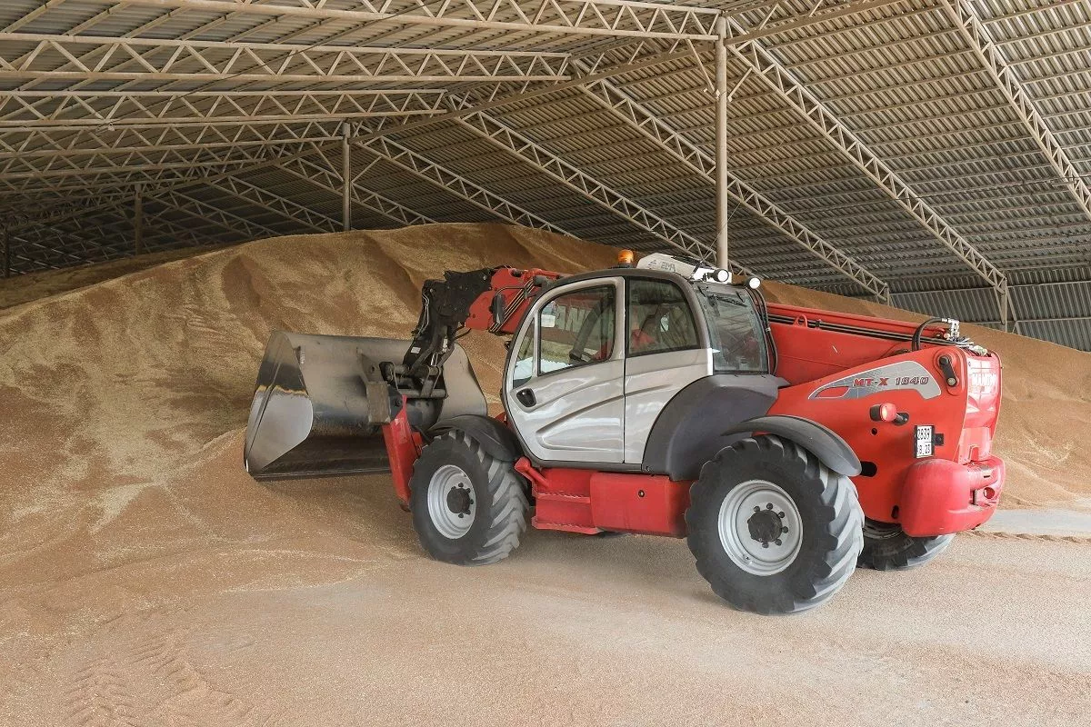 В КФХ Александра Голубочки идет подготовка зерна к хранению. В КФХ Александра Голубочки идет подготовка зерна к хранению.