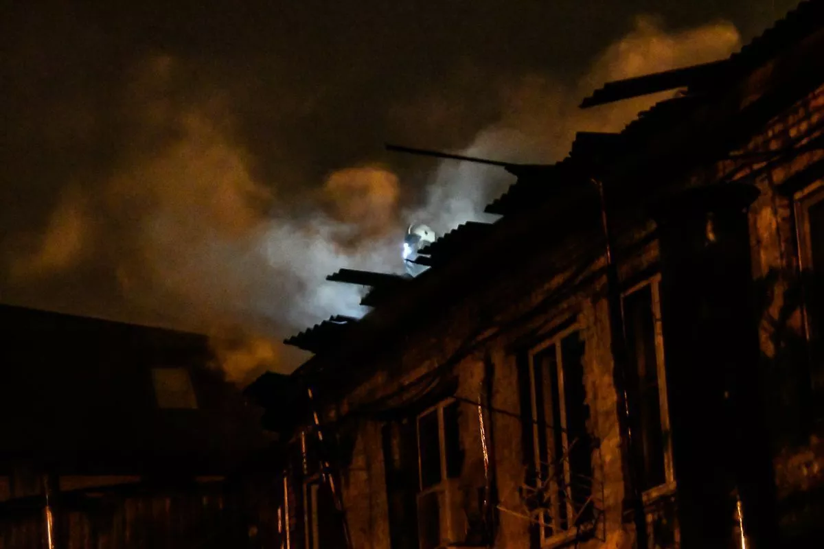 Пожар произошел в ночь на 27 января в многоквартирном доме на ул. Янковского