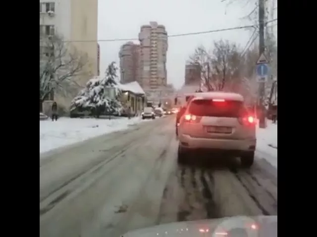 Снег в Краснодаре