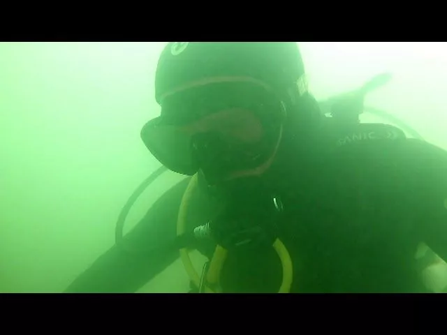 Кубанские дайверы исследовали дно озера Абрау