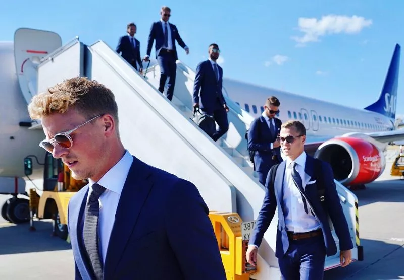 Сборная Швеции прилетела в Геленджик на ЧМ-2018