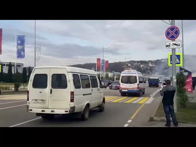 Дрифт во время свадьбы в Сочи