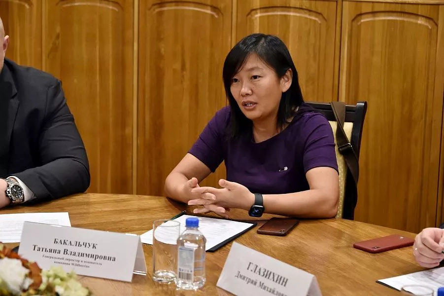 Вениамин Кондратьев провел рабочую встречу с гендиректором компании Wildberries Татьяной Бакальчук.