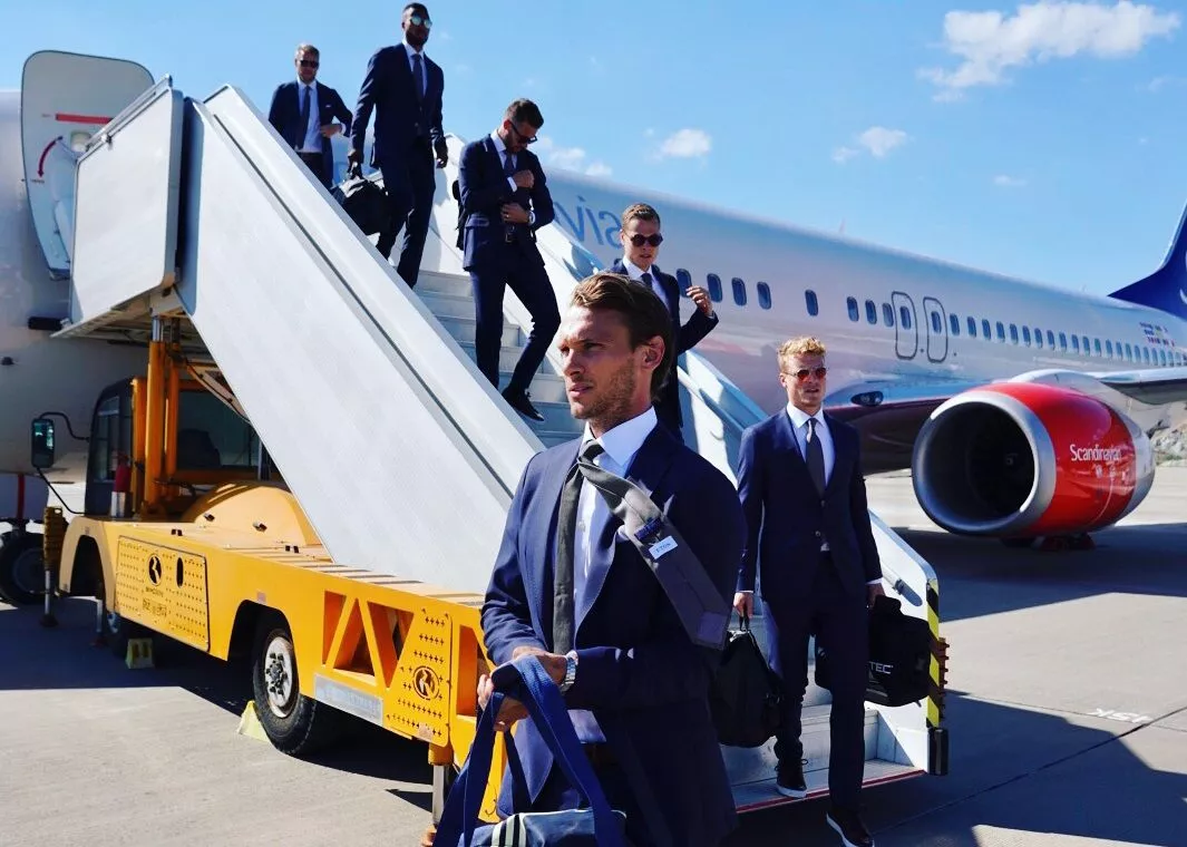 Сборная Швеции прилетела в Геленджик на ЧМ-2018