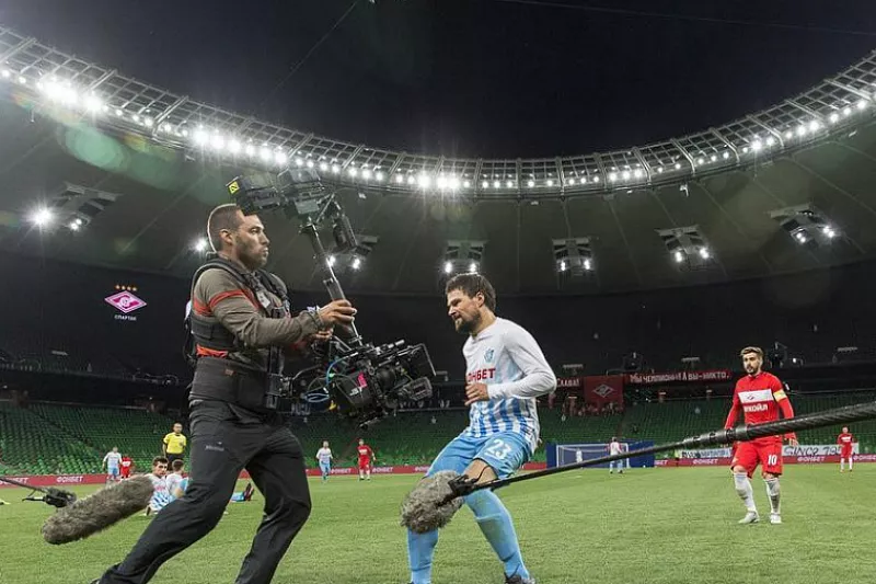 Кадр с места съемок в Краснодаре	