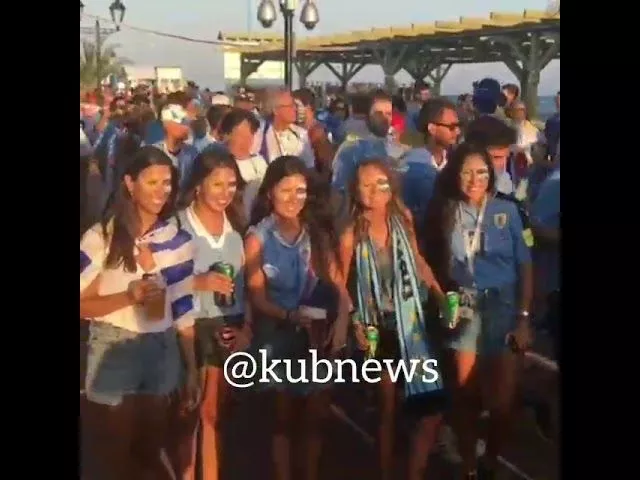 Болельщицы сборной Уругвая в Сочи