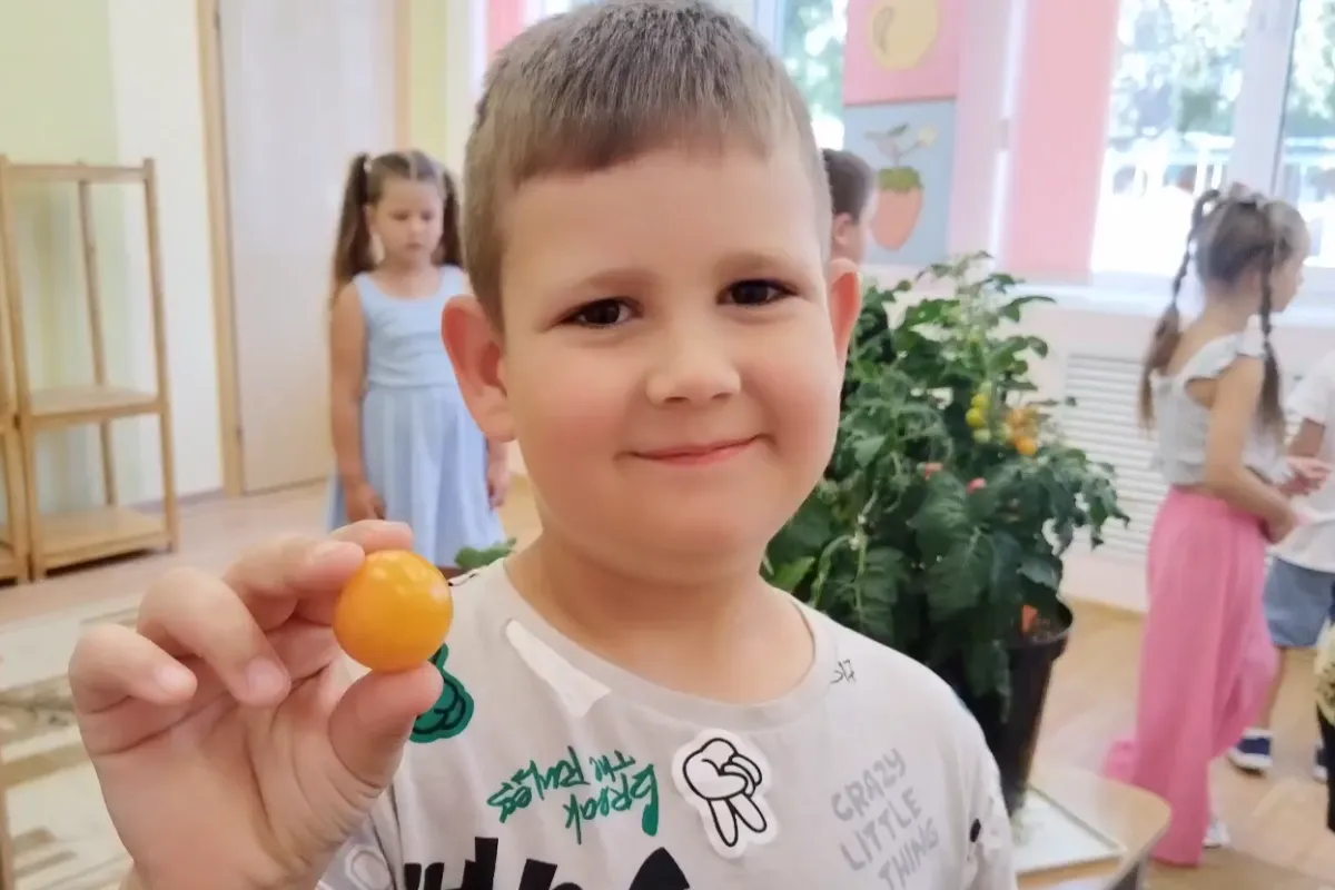 Получить свой первый урожай - для детей настоящее чудо.