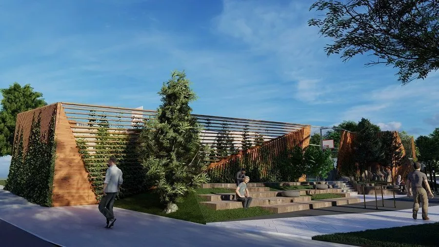 По задумке архитекторов, новый парк станет местом для спокойного, тихого отдыха горожан. Дополнительно будет высажено более 5 тыс. деревьев и кустарников хвойных и лиственных пород.