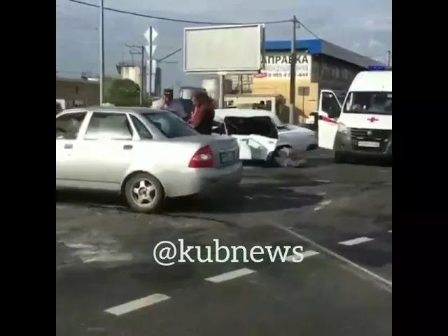 ДТП на ул. Новороссийской, 20 мая