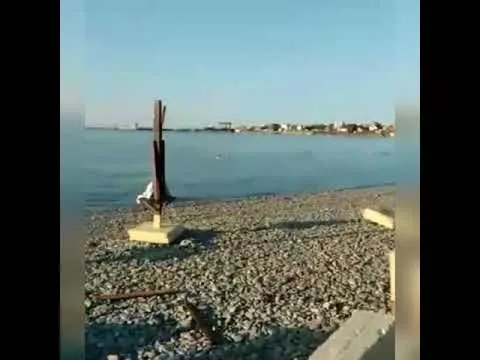 Утро после шторма. Пляж Алексино, Новороссийск. 26 июля 2018