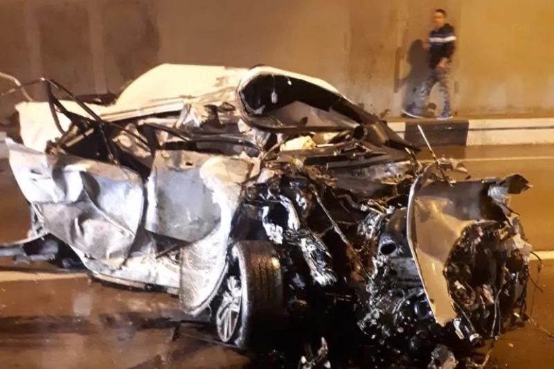 Место аварии