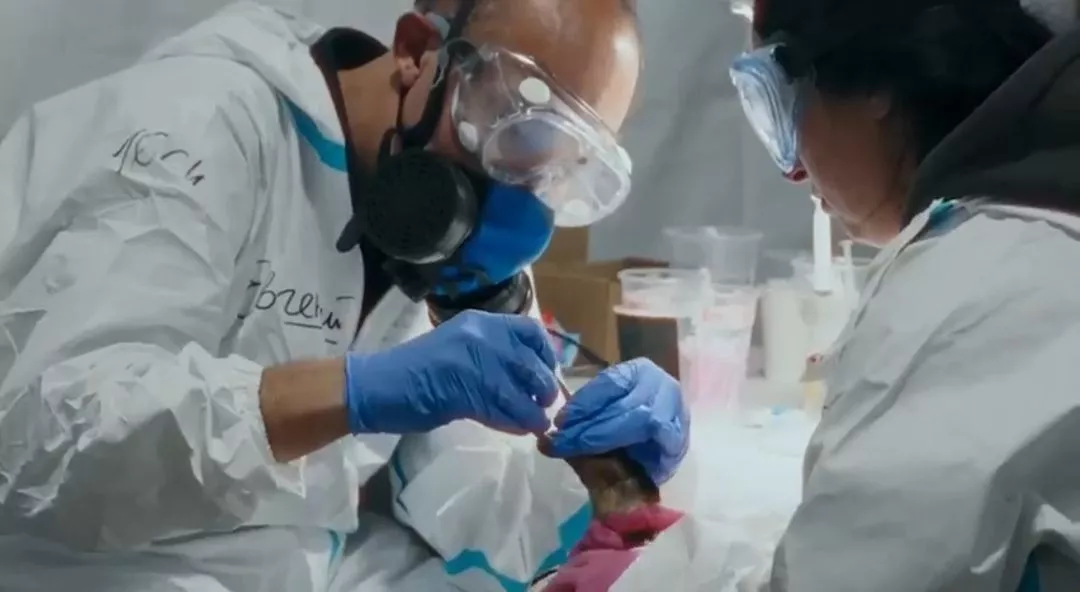 Кадр из клипа.