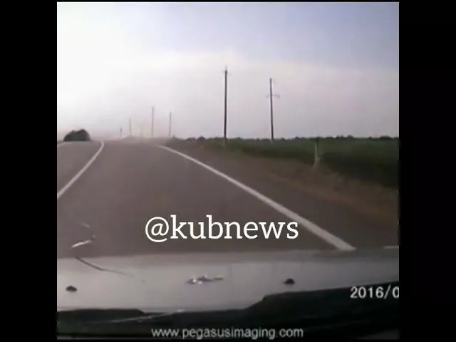 Момент аварии в Краснодарском крае, где погибли 9 человек
