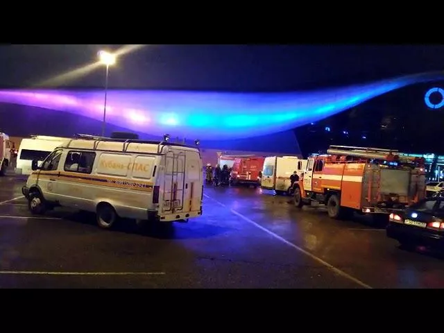 Задымление в Оз Молл в Краснодаре