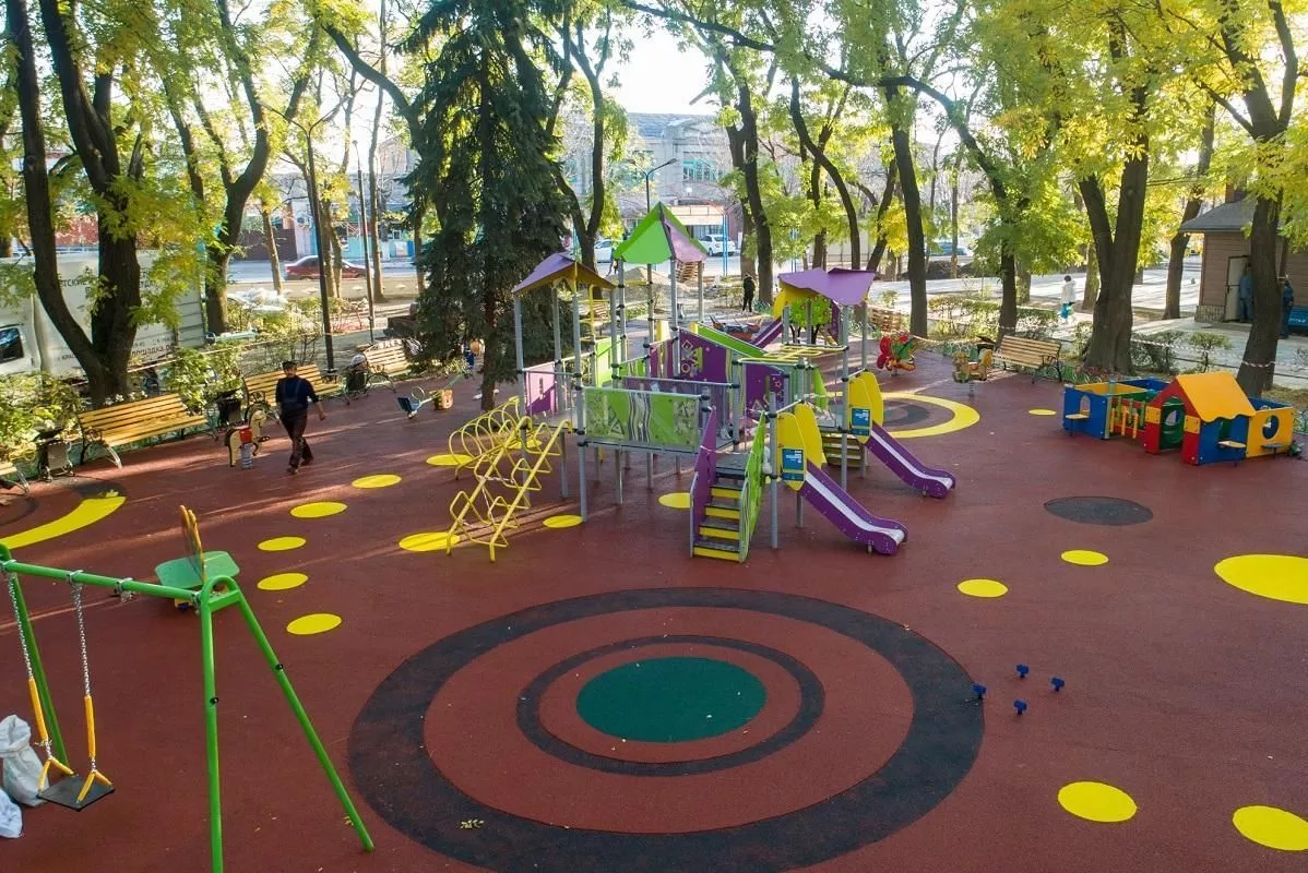 В Отрадненском сельском поселении завершены работы первой очереди благоустройства парка «Японская софора».