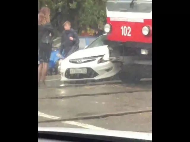 ДТП с трамваем