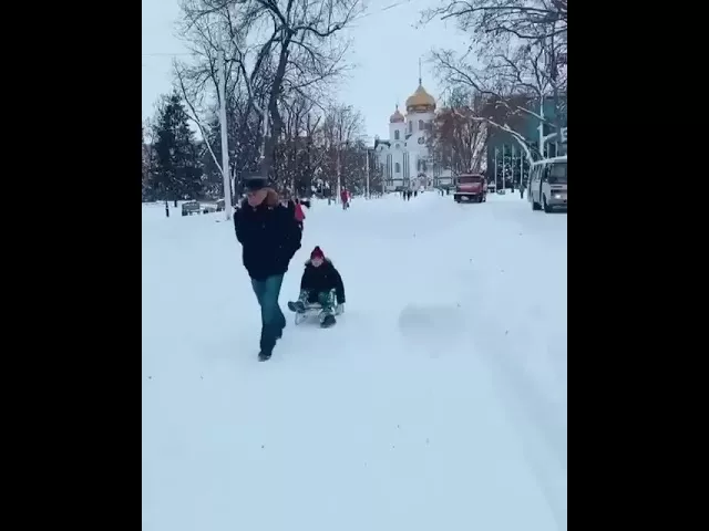 Снег в Краснодаре