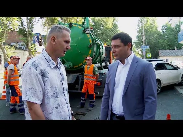 Евгений Первышов о работе муниципальной службы по содержанию ливневого хозяйства