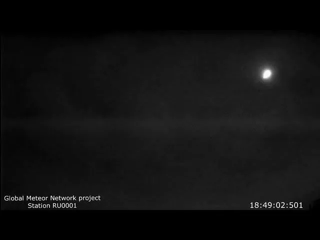 Meteorite sul territorio di Krasnodar In Russia