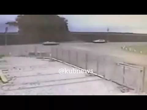 Момент ДТП в Красноармейском районе