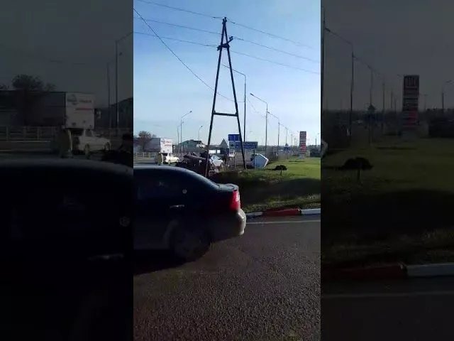 Жесткое ДТП в станице Холмской, 16 декабря