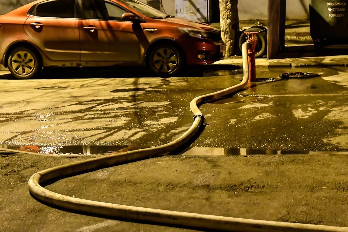 Пожар произошел в ночь на 27 января в многоквартирном доме на ул. Янковского