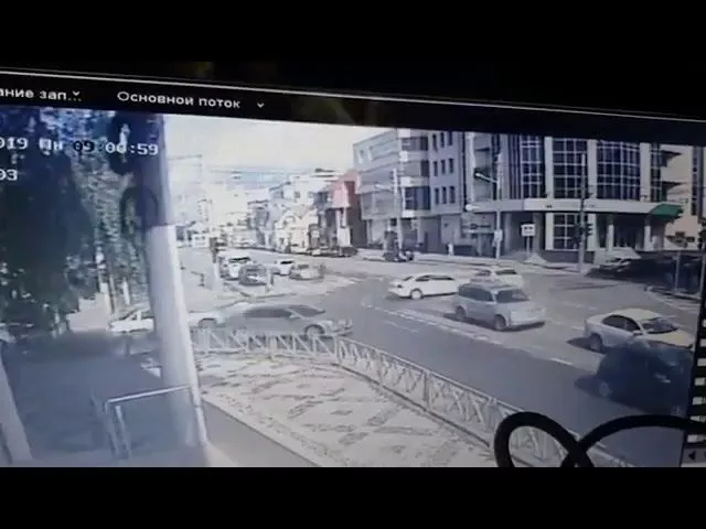 ДТП на углу улиц Котовского и Красных Партизан в Краснодаре 13 мая 2019